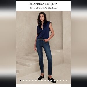 Banana Republic Midrise Skinny Jeans